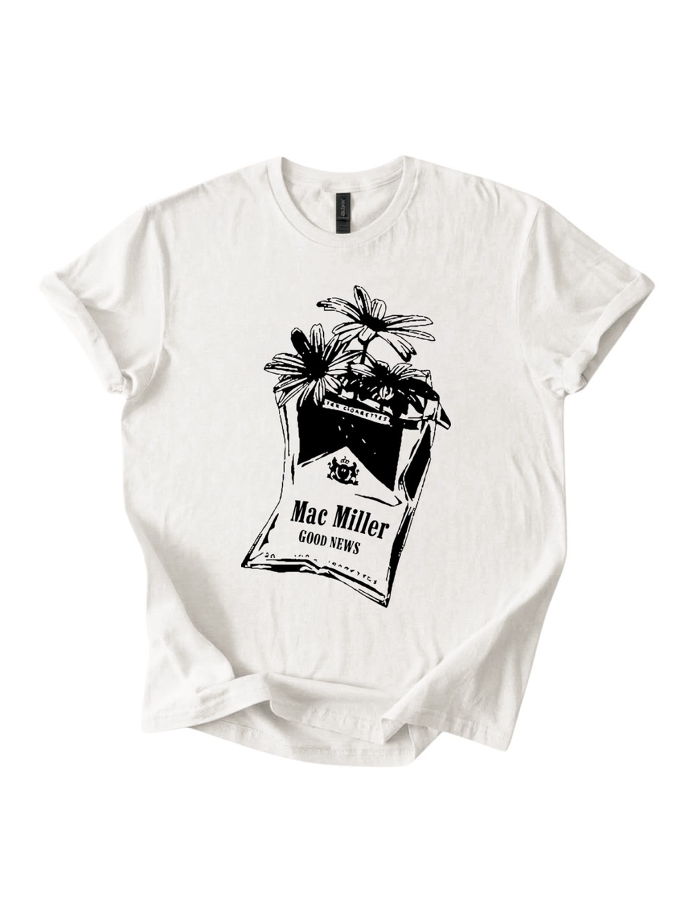 Gildan 'Good News' White Graphic Tee